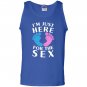 Baby shower gender reveal pun Tank Top