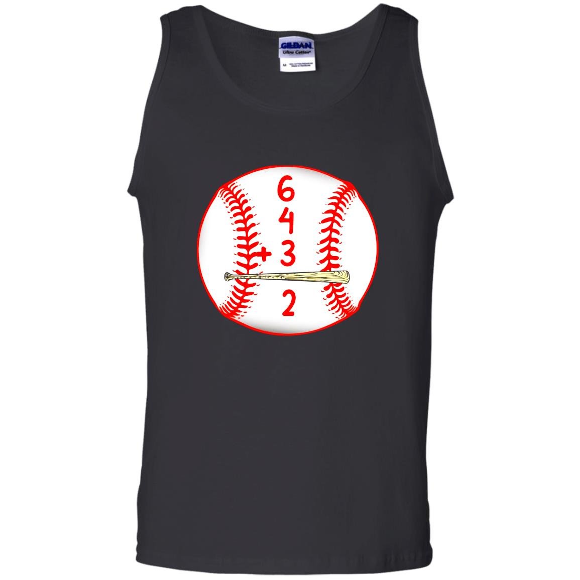 Baseball double play 6432 Tank Top