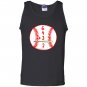 Baseball double play 6432 Tank Top