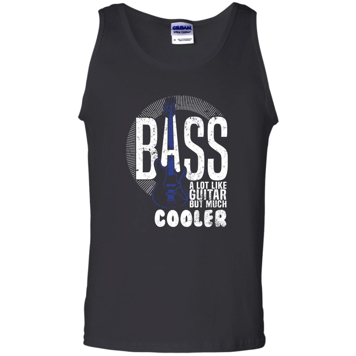 Bass a lot like guitar but much cooler bass player Tank Top