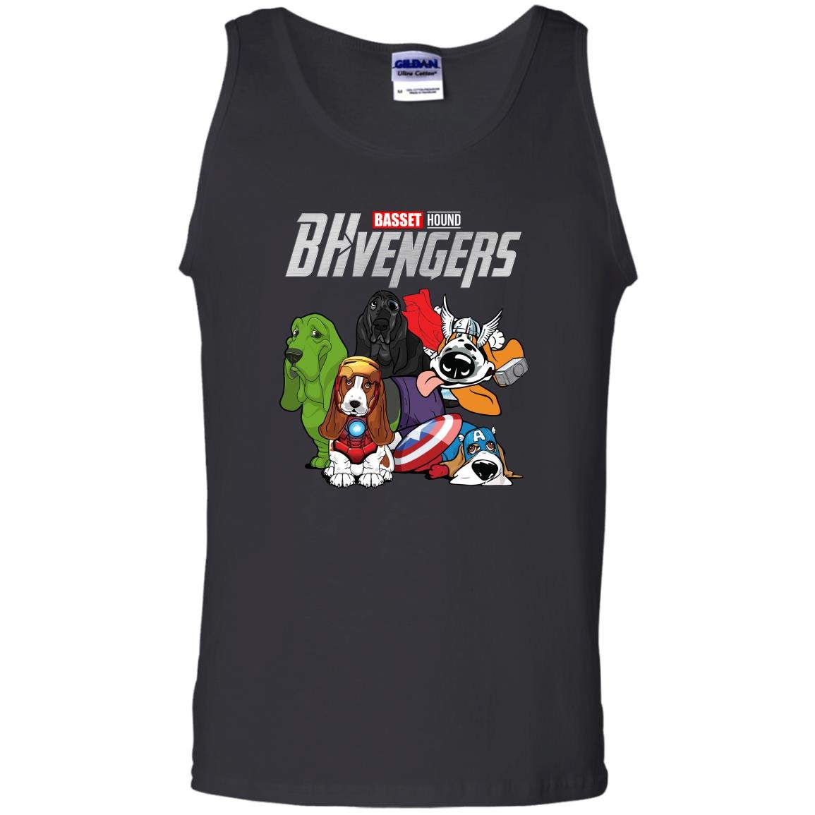 Basset hound avengers Tank Top