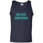 Believe survivors feminist metoo protest march Tank Top