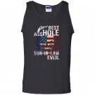 Best asshole son in law ever gift halloween funny Tank Top