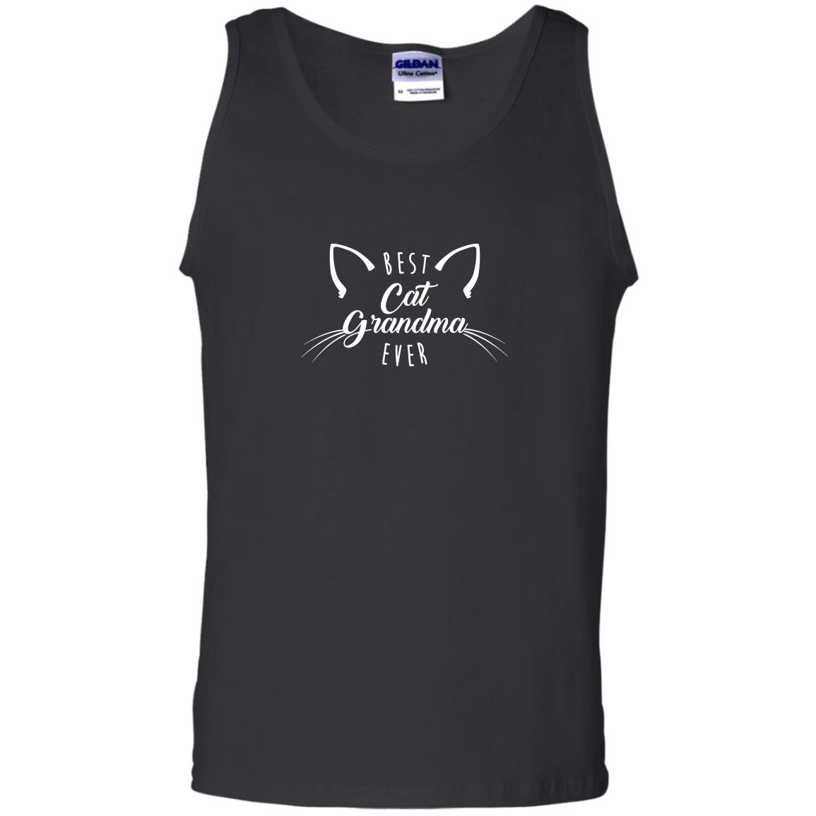 Best cat grandma ever funny cats family gift Tank Top