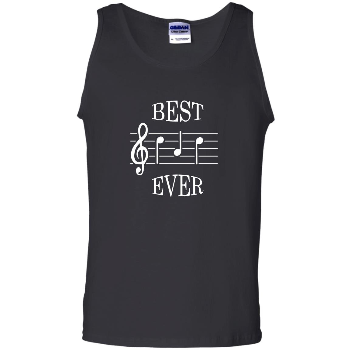 Best dad ever music cute funny fathers day gift Tank Top