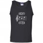 Best dad ever music cute funny fathers day gift Tank Top