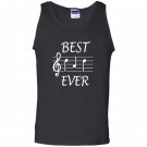 Best dad ever music gift for fathers day Tank Top