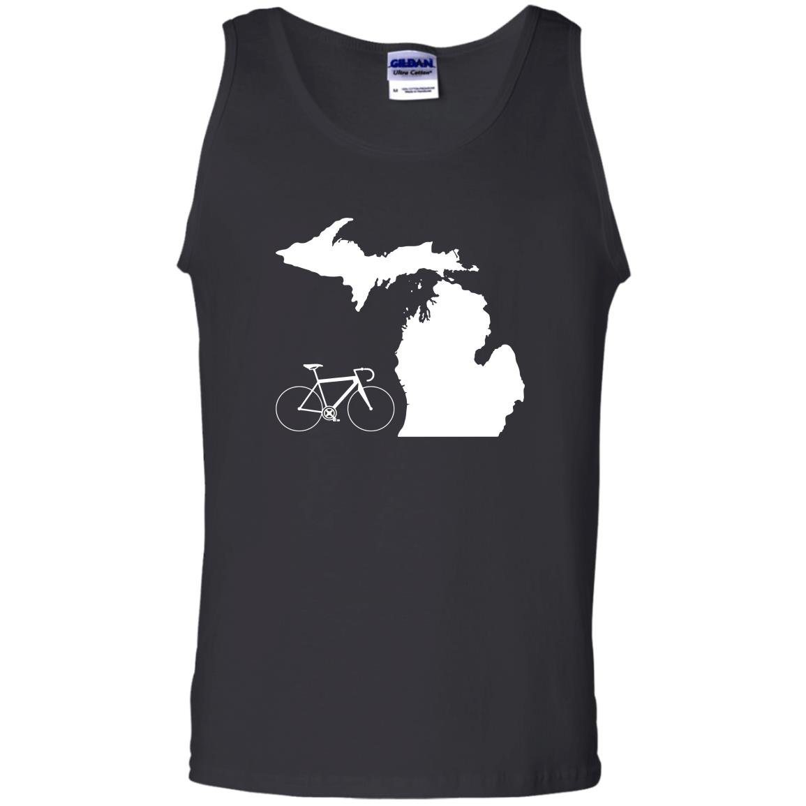 Bicycle michigan cyclist state road bike Tank Top