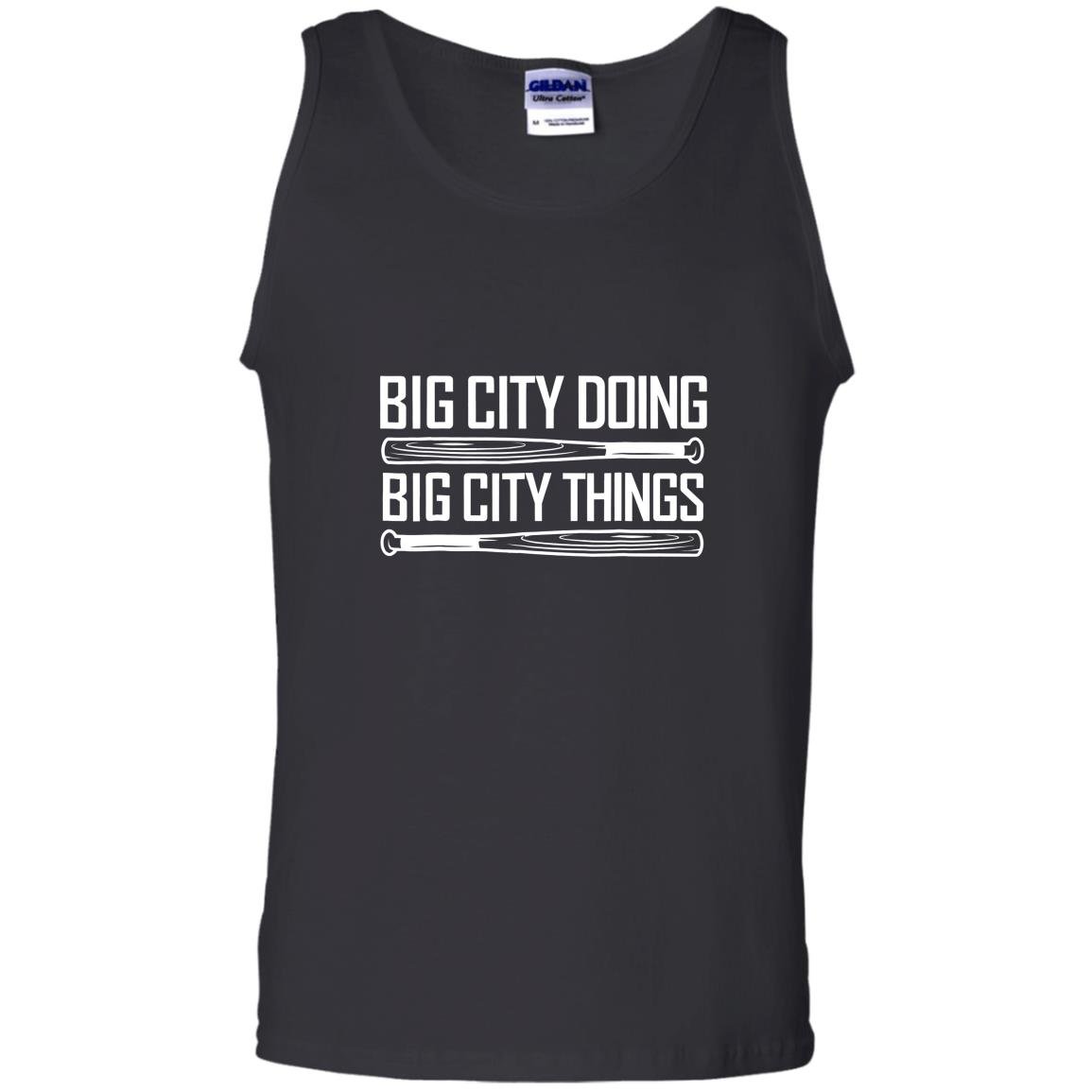Big city doing big city things matt adams funny gift Tank Top