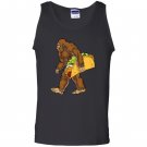 Bigfoot sasquatch carrying taco funny camping Tank Top