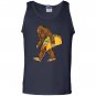 Bigfoot sasquatch carrying taco funny camping Tank Top