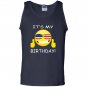Birthday emoji its my birthday american flag gift Tank Top