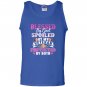 Blessed by god spoiled by my veteran protected by both Tank Top