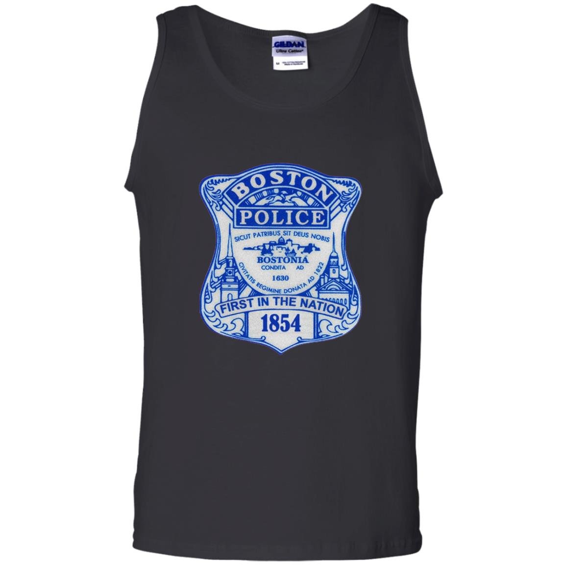 Boston police department shield Tank Top