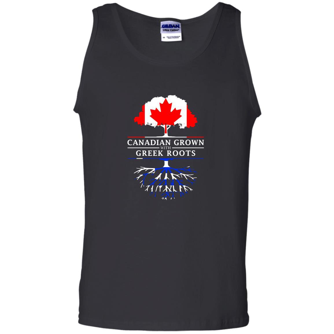 Canadian grown with greek roots greece Tank Top