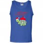 Cartoon santa turtle funny christmas Tank Top