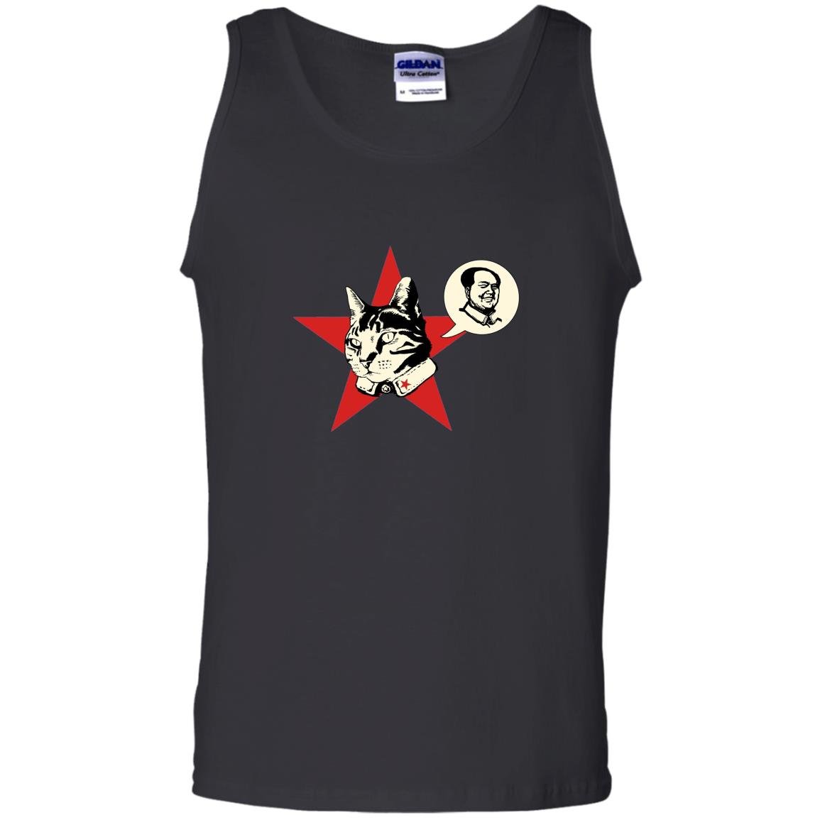 Cat says mao funny saying sarcastic novelty humor Tank Top