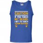 Caution if you touch my beard i get to touch your boobs Tank Top