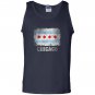 Chicago illinois flag vintage distressed Tank Top