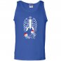 Christmas maternity twins xray pregnant skeleton Tank Top