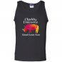 Chubby unicorns need love too watercolor distressed Tank Top