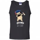 Cool class of dabbing pug graduate adults Tank Top