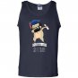 Cool class of dabbing pug graduate adults Tank Top