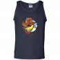Cowboy rodeo yeehaw emoji cartoon funny Tank Top