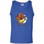 Cowboy rodeo yeehaw emoji cartoon funny Tank Top