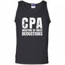 Cpa weapons of mass deductions Tank Top