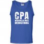Cpa weapons of mass deductions Tank Top