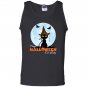 Crazy halloween cat lady funny cat in moon Tank Top