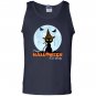 Crazy halloween cat lady funny cat in moon Tank Top