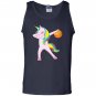 Dabbing unicorn basketball trendy Tank Top