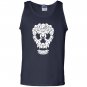 Dachshund sugar skull dia de los muertos Tank Top