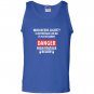 Danger high voltage funny electrician Tank Top
