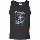 December the soul of a mermaid glitter Tank Top