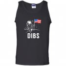 Dibs proud american usa moon Tank Top