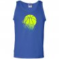Disintegrating basketball graphic medium Tank Top