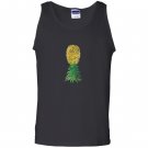 Distressed upside down pineapple swingers Tank Top