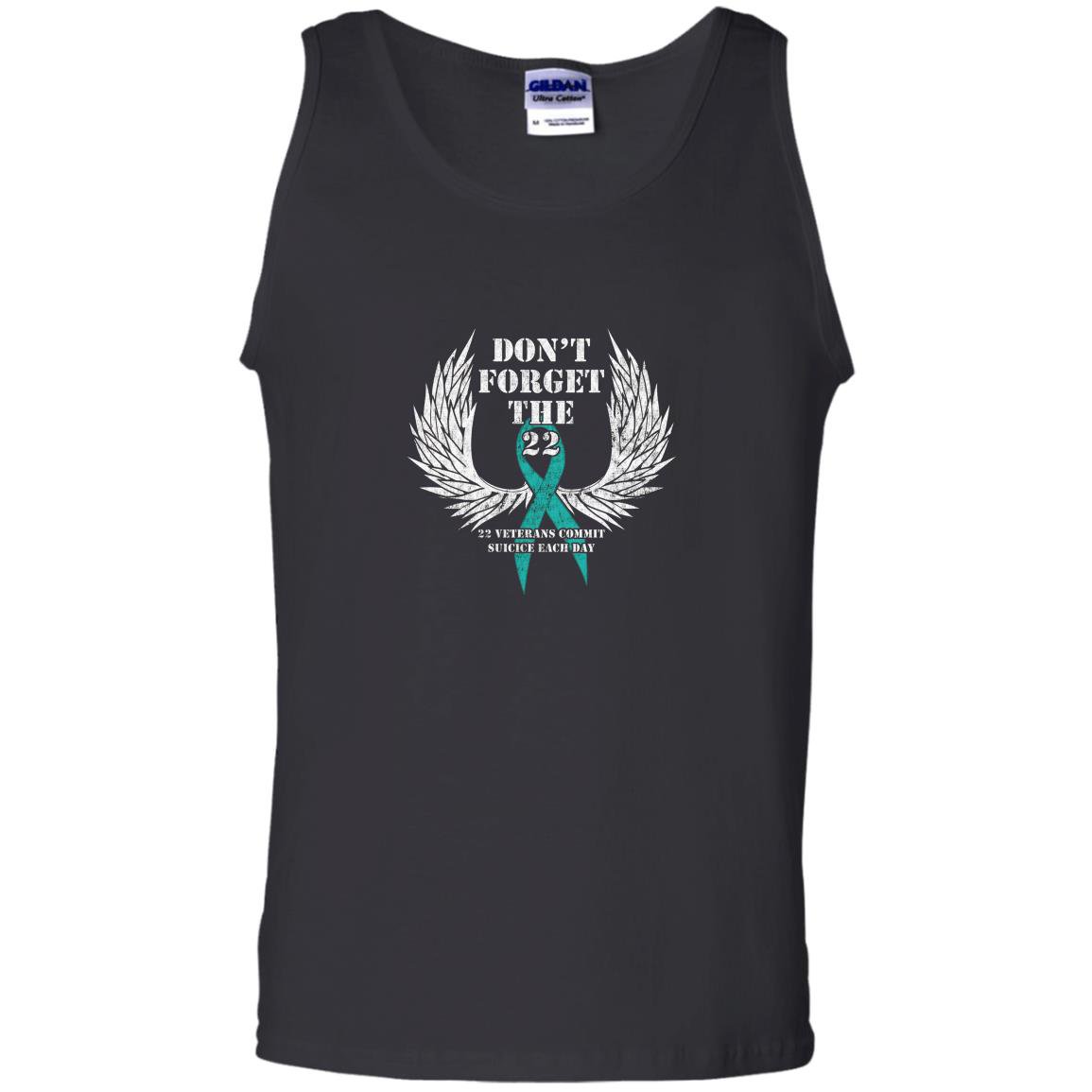 Dont forget the 22 ptsd awareness veterans support Tank Top