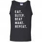 Eat sleep beat repeat make beat maker music producer Tank Top