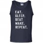 Eat sleep beat repeat make beat maker music producer Tank Top