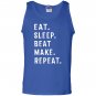 Eat sleep beat repeat make beat maker music producer Tank Top