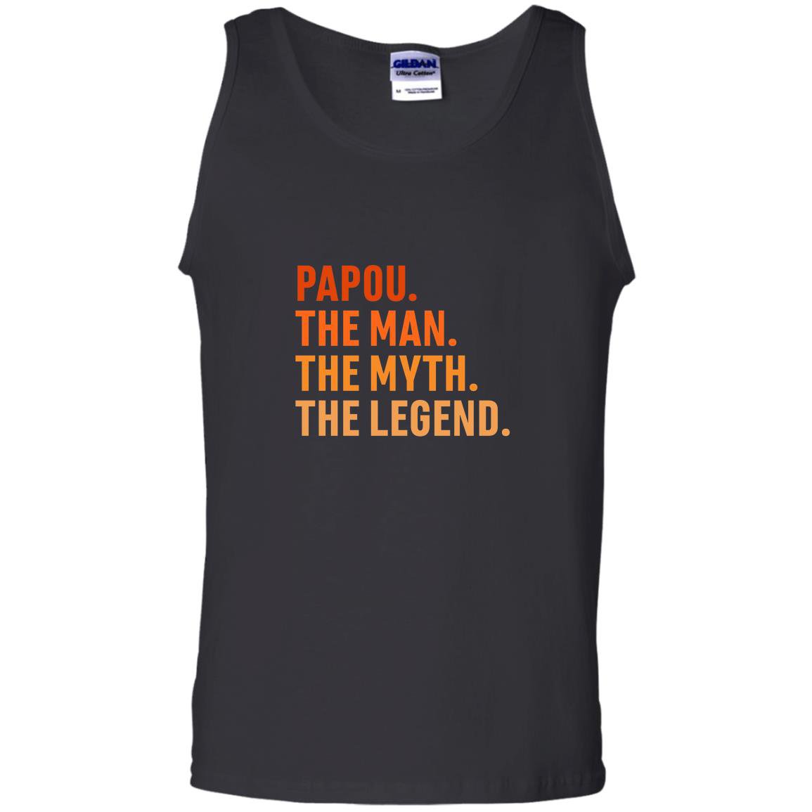 Fathers day gift papou the legend for your greek grandpa Tank Top