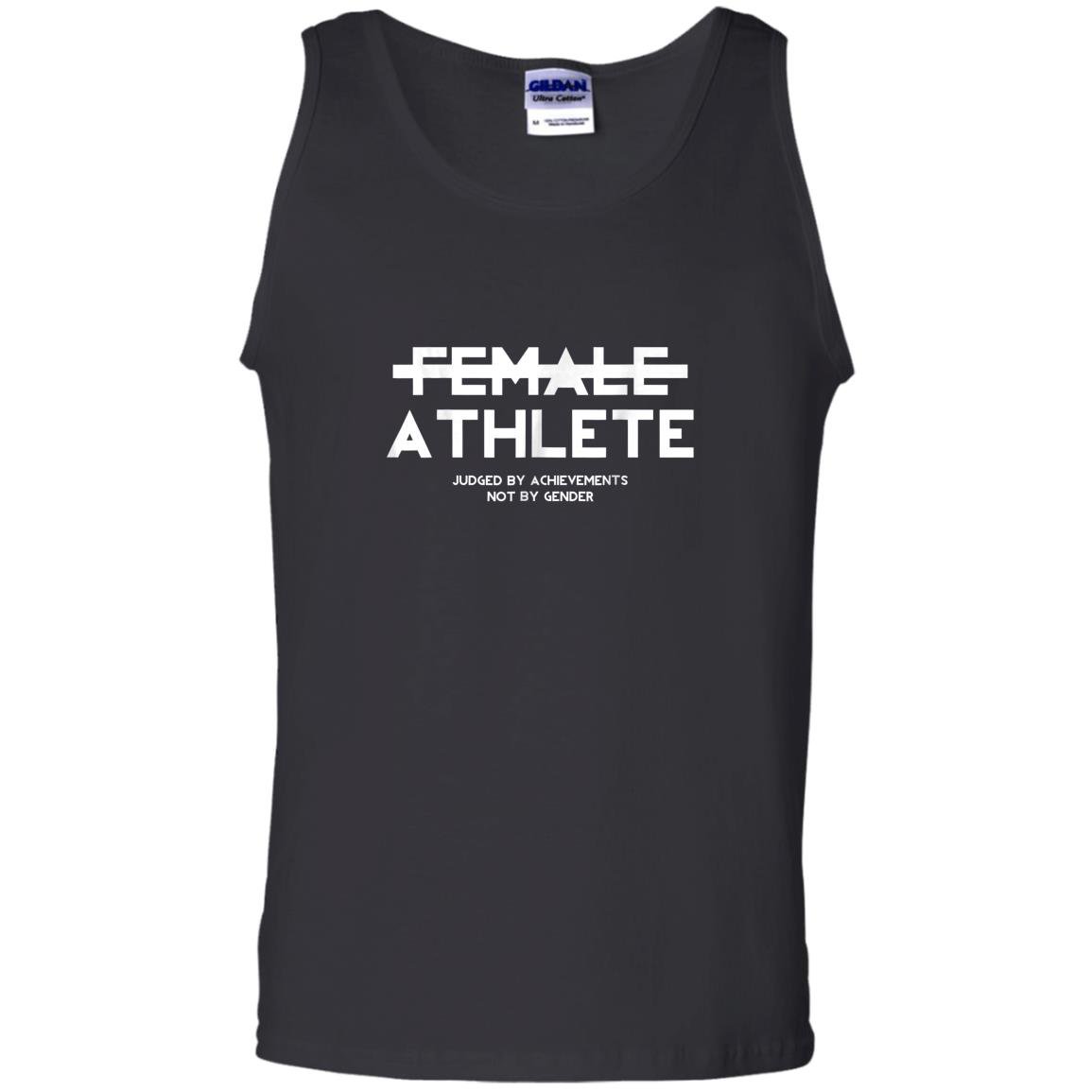 Female athlete judged by achievements not by gender Tank Top