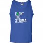 Fight the stigma green ribbon mental health Tank Top