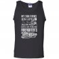 Firefighter mom my son is a firefighter Tank Top
