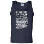 Firefighter mom my son is a firefighter Tank Top