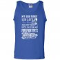 Firefighter mom my son is a firefighter Tank Top